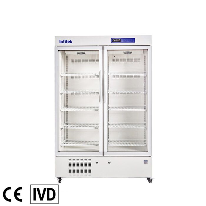 2-8 ℃ Double Door Laboratory Refrigerator, PR5-1000